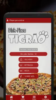 Disk Pizza Tigrão android App screenshot 4